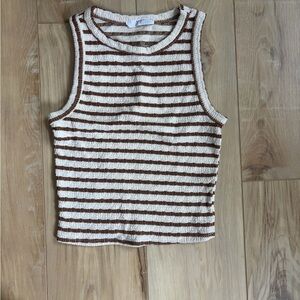 Striped Sleeveless Top